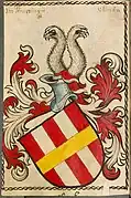 Stammwappen derer von Ampringen im Scheiblerschen Wappenbuch