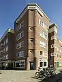Häuserblock Coöperatiehof (1925–1928) in Amsterdam, Architekt: Piet Kramer