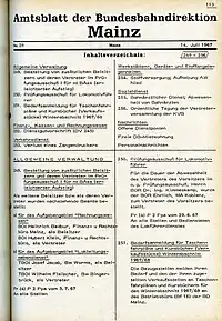 Layout ab Mitte 1967