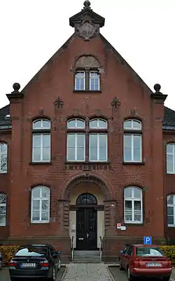 Der Eingang des Amtsgerichtes