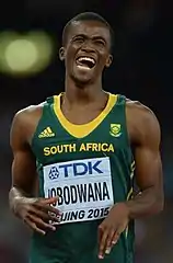 Anaso JobodwanaRang fünf in 20,34 s