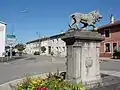 Löwenbrunnen an der Rue de Saint-Dizier