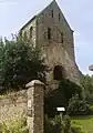 Glockenturm der ehemaligen Kirche