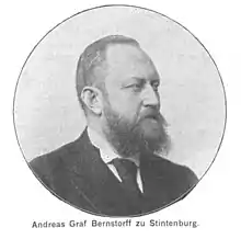 Andreas von Bernstorff, 1901