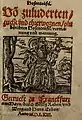 Titelblatt-Karikatur des „pluderichten Hosenteufel“ von 1563