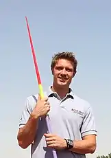 Andreas Thorkildsen, zweifacher Olympiasieger (2004/2008), Weltmeister von 2011, dreifacher Vizeweltmeister (2005/2007/2011) und zweifacher Europameister (2006/2010) belegte Rang vier