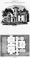 Design VI, italienischer Stil, Cottage Residences, 1842.