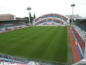 Das Andrův stadion in Olmütz