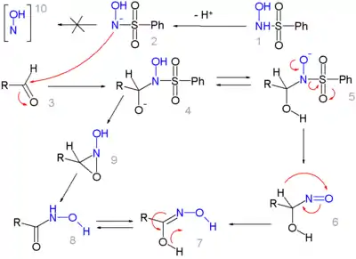 Mechanismus der Angeli-Rimini-Reaktion