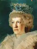 Porträt von Maria Karolina von Österreich