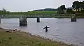 Angler im Harlaw Reservoir