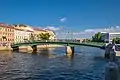 Englische Brücke über die Fontanka (1962–1963 mit Pjotr Areschew), St. Petersburg