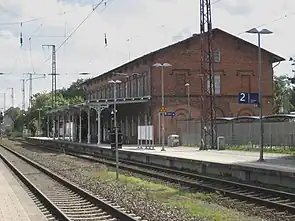 Denkmalgeschütztes Empfangsgebäude (2017)