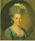 Anna Christina Sydonia Göler von Ravensburg, geb. von Pardon, Gemahlin von Wilhelm Friedrich
