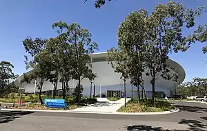 Außenansicht des Anna Meares Velodrome (September 2017)