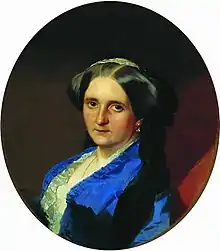 Anna Alexejewna Andro, geb. Olenina, 1851