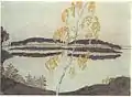 Два островка и березки, 1908