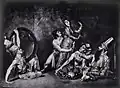 1920. Ballettszene. Anna Pavlova in Assyrischer Tanz