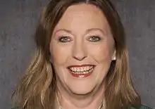 Plakatfoto von Anne Krischok im Wahlkampf 2015