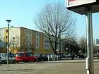 Blick in die Annenstraße an der Kreuzung Heinrich-Heine-Straße