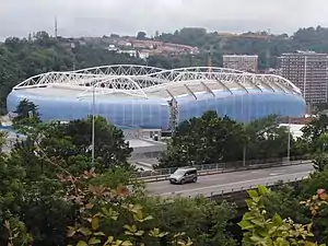 Blick auf das Stadion im Juni 2019