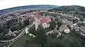 Blick auf Șaroș pe Târnave