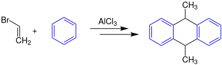 Anschütz-Anthracen-Synthese Übersichtsreaktion V1