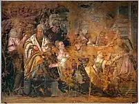 Die Beleidigung des Pharaos, Palazzo Ridolfi, Verona (1584)