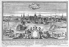 Ansicht der Stadt Düsseldorf, um 1740