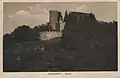Ansichtskarte des Schlosses, noch ohne die „Schlossterrasse“ (vor 1917)