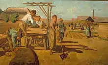 Anthon van Rappard: Arbeiter in der Ziegelei (etwa 1885)