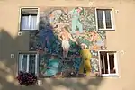 Mosaik „Arbeit im Weingarten“