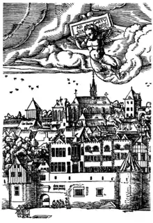 Die Kölner Kartause im Kölner Stadtpanorama (1531)