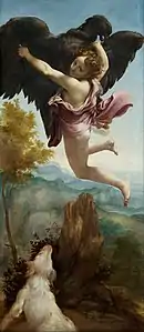Die Entführung des Ganymed (Correggio) um 1530, Kunsthistorisches Museum, Wien