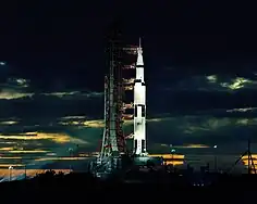 Apollo 17 Saturn V Rakete vor dem Start