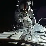 Evans während eines EVA