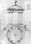 Entwurf zum Apollotempel in Neuruppin