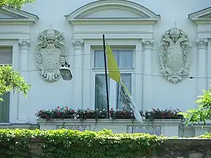 Auch die Apostolische Nuntiatur in Wien zeigt eine nicht quadratische Variante