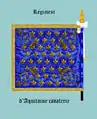 Standarte d’Aquitaine cavalerie, Rückseite