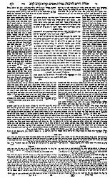 Abschnitt (טוּר) Orach Chajim (אורח חיים), „Weg zum Leben“ Segenssprüche, Gebete, den Sabbat und jüdische Feiertage