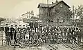 Bahnhof Plagwitz-Lindenau, Sächsische Staatsbahn, um 1890