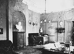 Arbeitszimmer des Senators Vermehren im Haus Königstraße 39 (um 1900)
