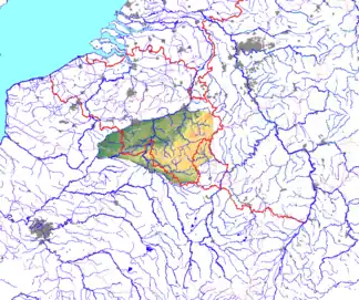Lage der Ardennen