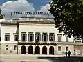 Arena Civica von der Viale Goethe aus im Parco Sempione