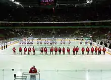 Spiel der Eishockey-WM 2006 zwischen Kanada und Tschechien am 14. Mai in der Arena