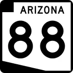 Straßenschild der Arizona State Route 88