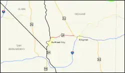 Karte der Arizona State Route 68