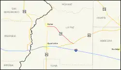 Karte der Arizona State Route 72