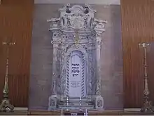 Toraschrein aus Reggio, in der Synagoge von Kirjat Schmuel