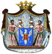 Wappen der Grafen von Aspremont-Lynden, 1845